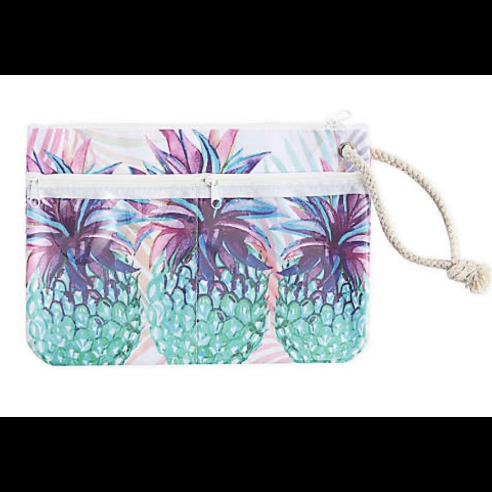 🍍 Pastel Pineapple Trio Swimsuit Sack